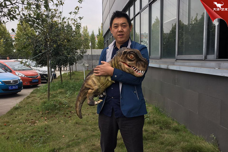 恐龍手偶，抱在手里的恐龍