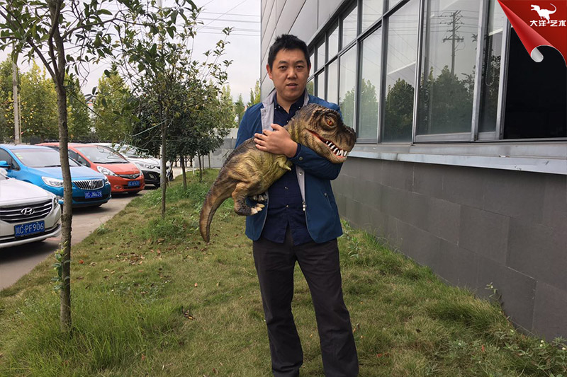 恐龍手偶，抱在手里的恐龍